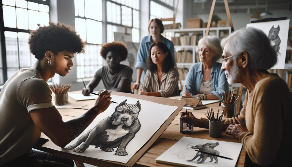 Pitbull Drawing Easy: Step-by-Step Art Tutorials