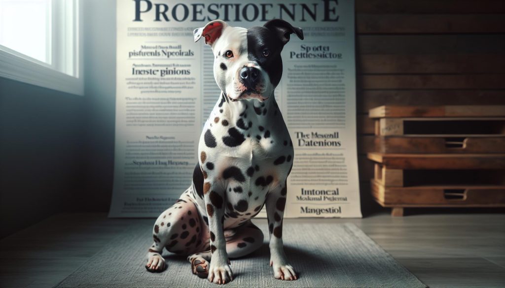 Spotted Pitbull: Pied & Patched Coat Patterns