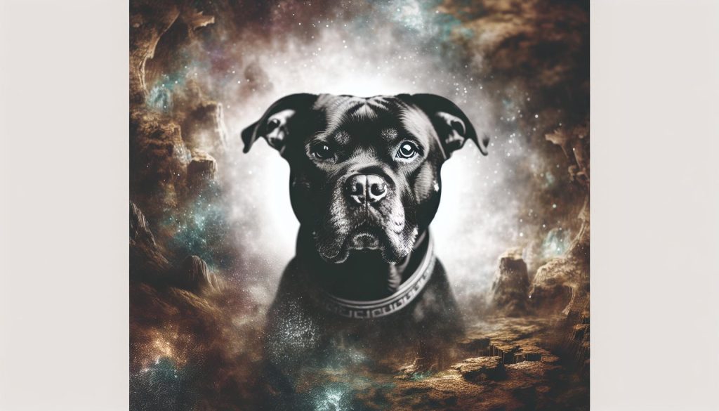 Scary Muscular Black Pitbull: Ultimate Power