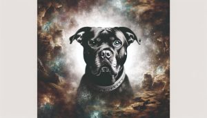 Scary Muscular Black Pitbull: Ultimate Power