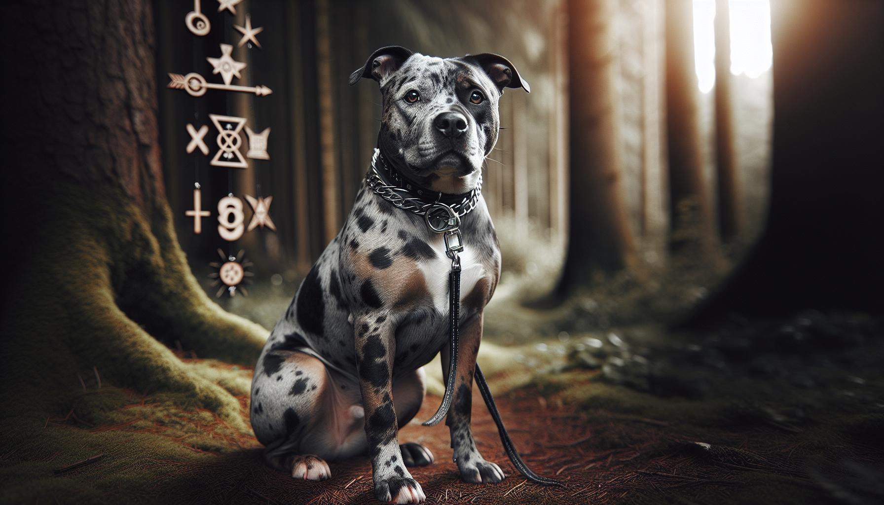 The Allure of the Leopard Merle Pitbull