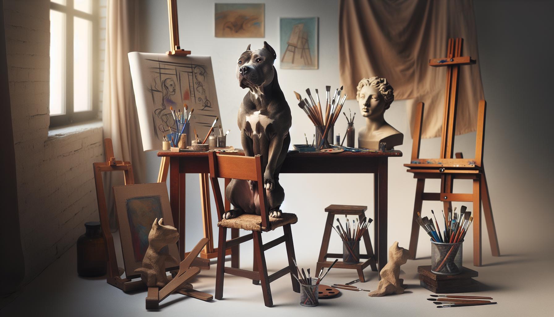 Artistic Inspirations: Famous Artists and Their Pitbulls