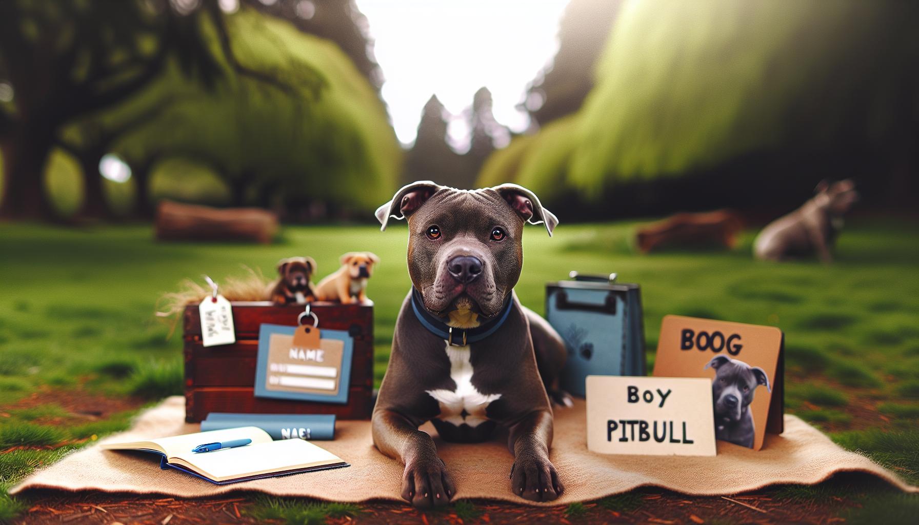 Choosing the Right Name for Your Boy Pitbull