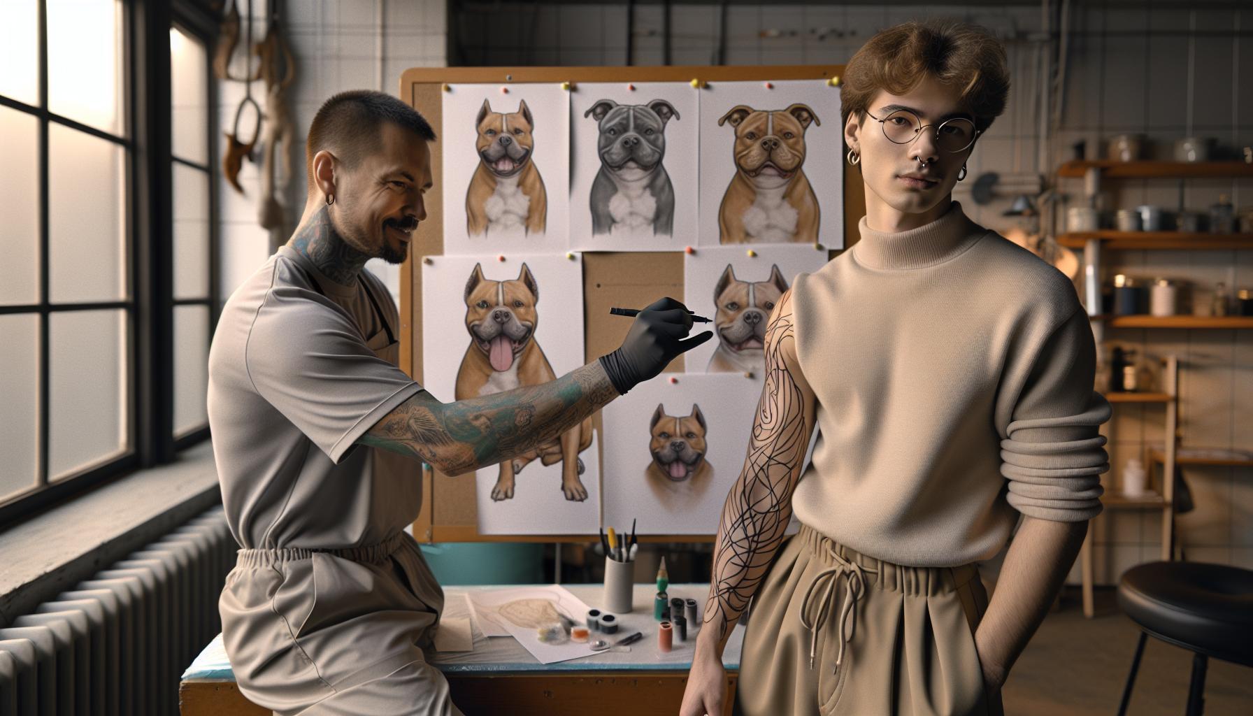 Pitbull Tattoos: Iconic Design Ideas & Gallery 2 Choosing the Right Placement for Your Pitbull Tattoo