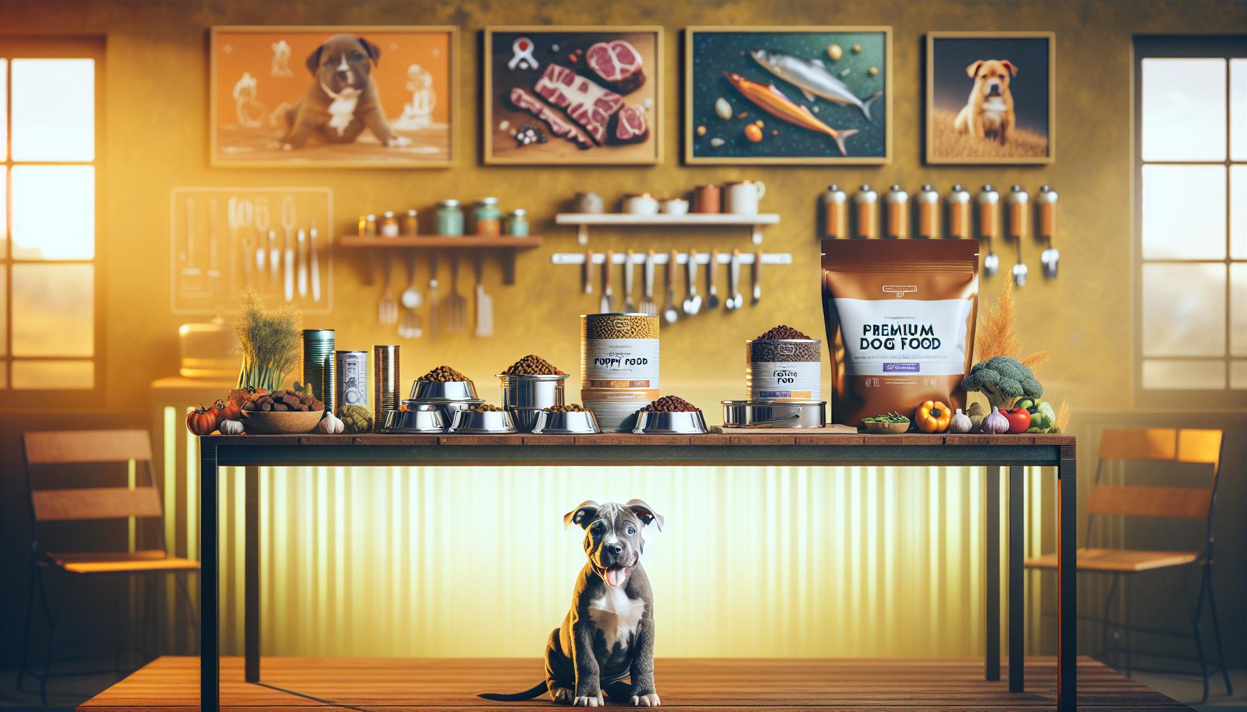 Choosing the Right Puppy Food for Pitbulls