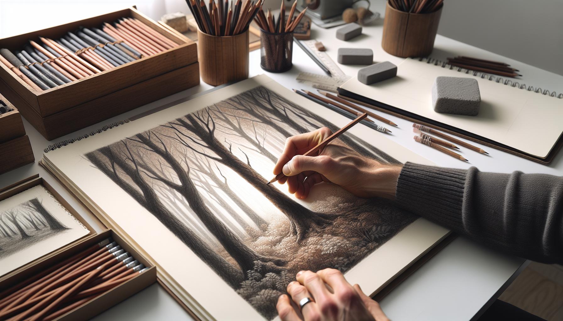 Enhancing Your Drawing with Realistic Textures