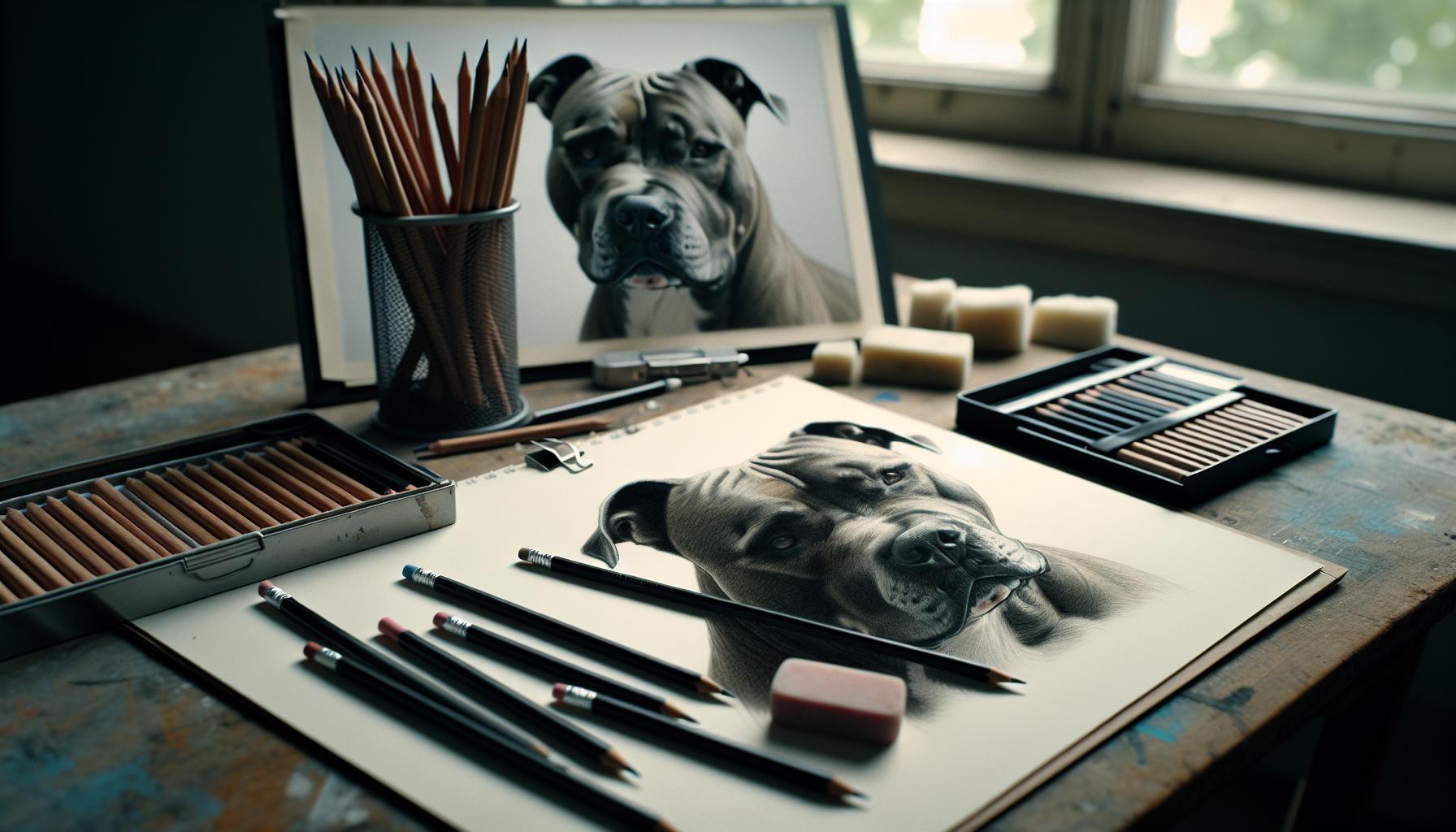 Essential Materials for Your Pitbull Drawing