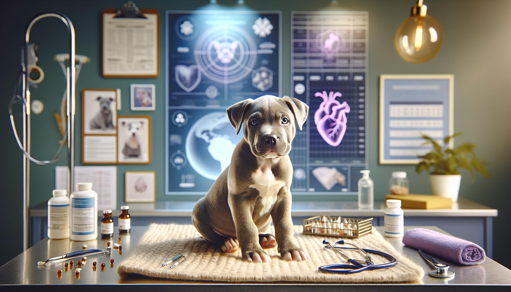 Health Considerations for Lilac Pitbull Puppies