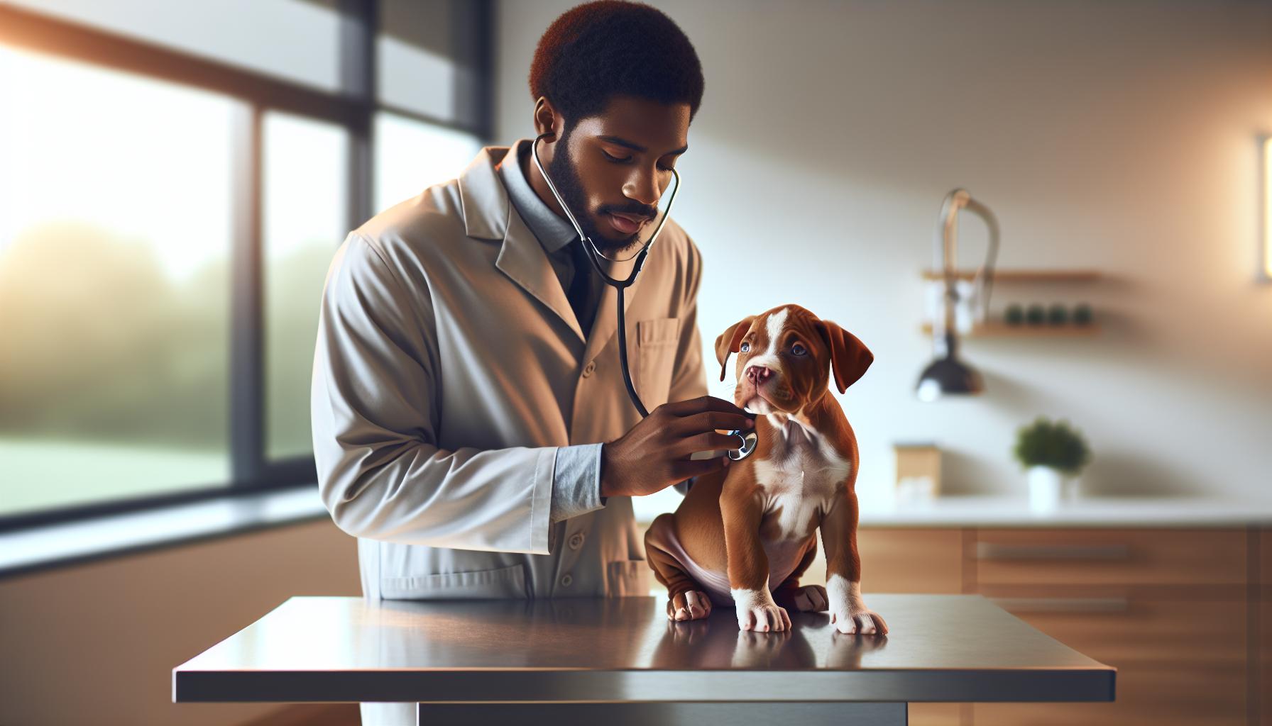 Health Considerations for Red Nose Pitbull Puppies