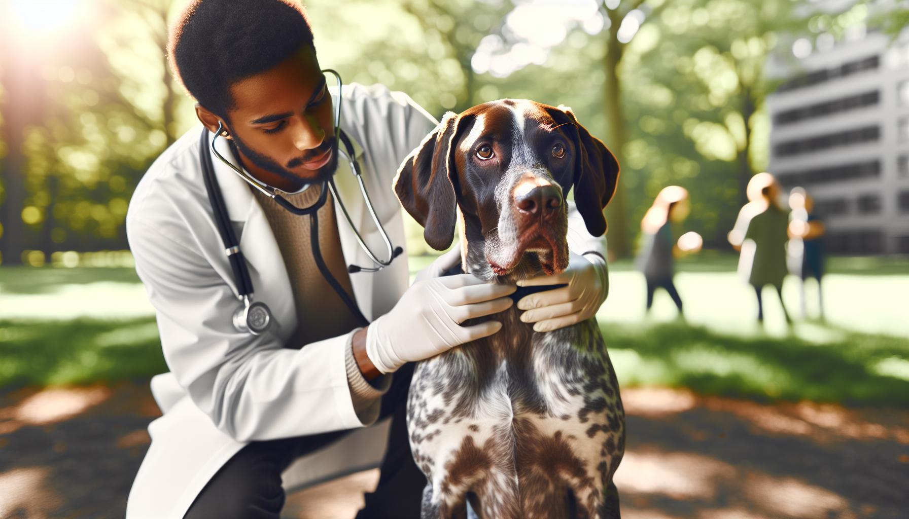 Health Considerations for Your GSP-Pitbull Mix