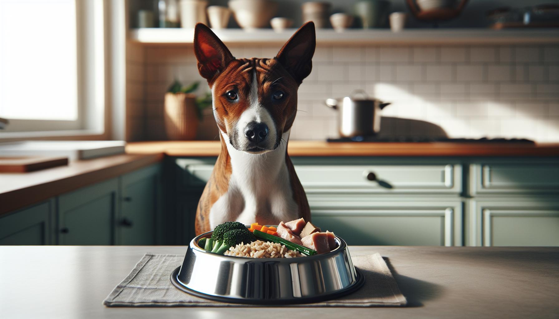 Nutrition Needs: Feeding Your Basenji Pitbull