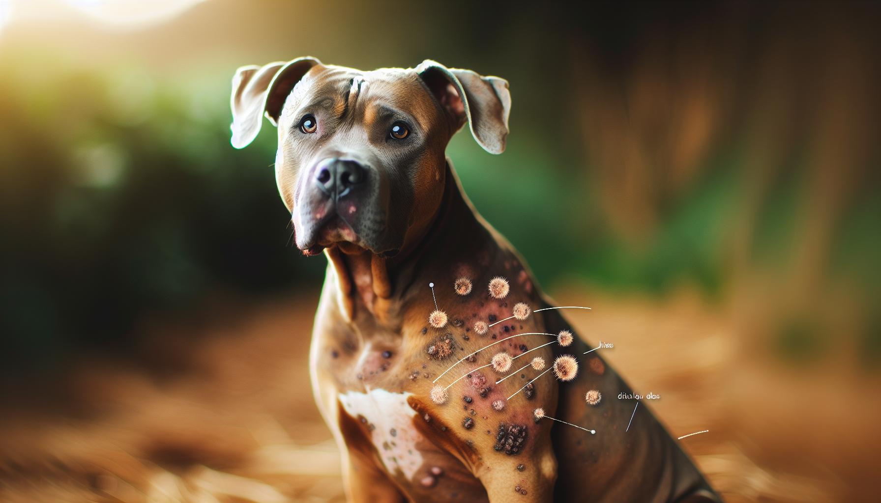 Dog Hives Pitbull: Allergic Reaction Treatment 2 Recognizing Symptoms of Dog Hives in Your Pitbull