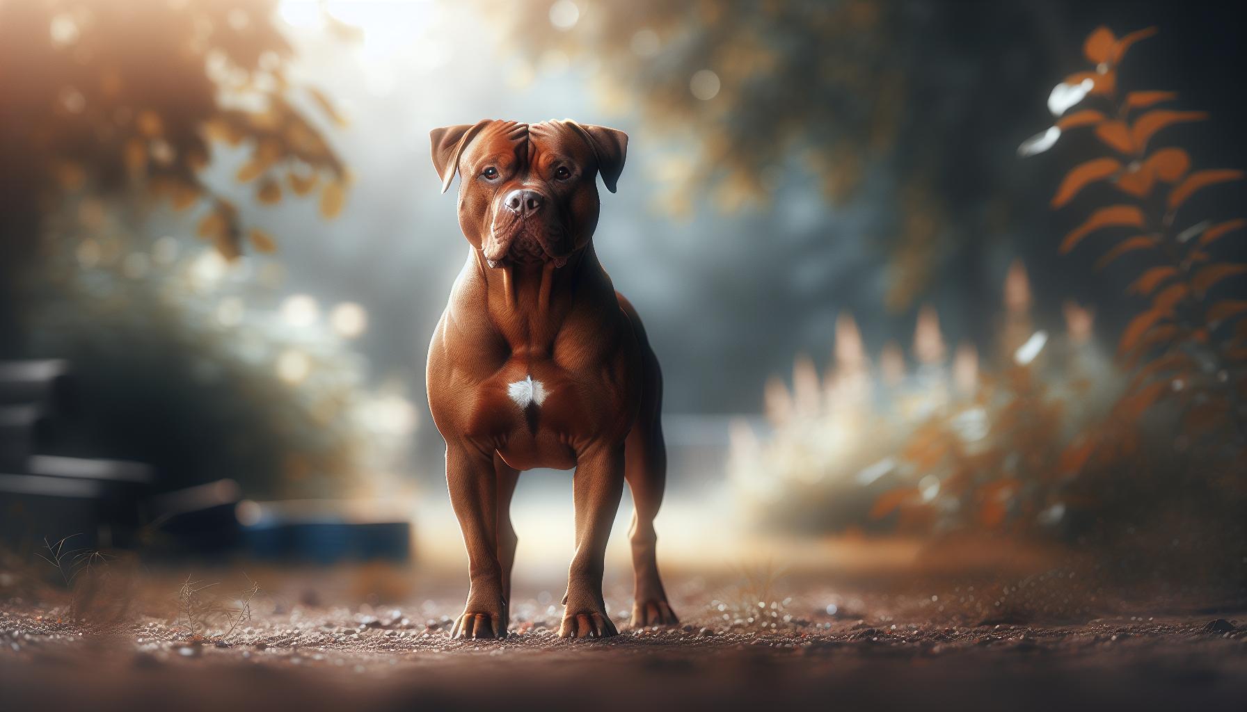 Full Grown Red Nose Pitbull: Adult Excellence Guide 1 Full Grown Red Nose Pitbull: Adult Excellence Guide