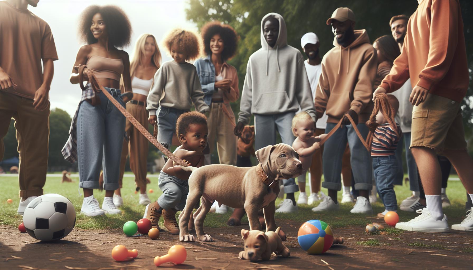 Socializing Your Light Brown Pitbull Puppy