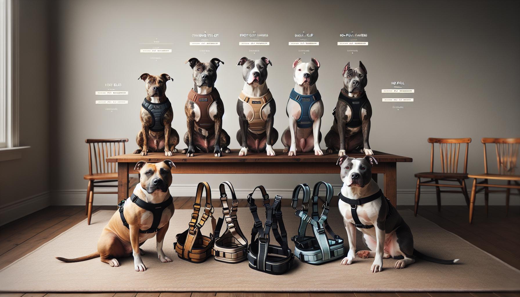 Understanding Different Types of Harnesses for Pitbulls
