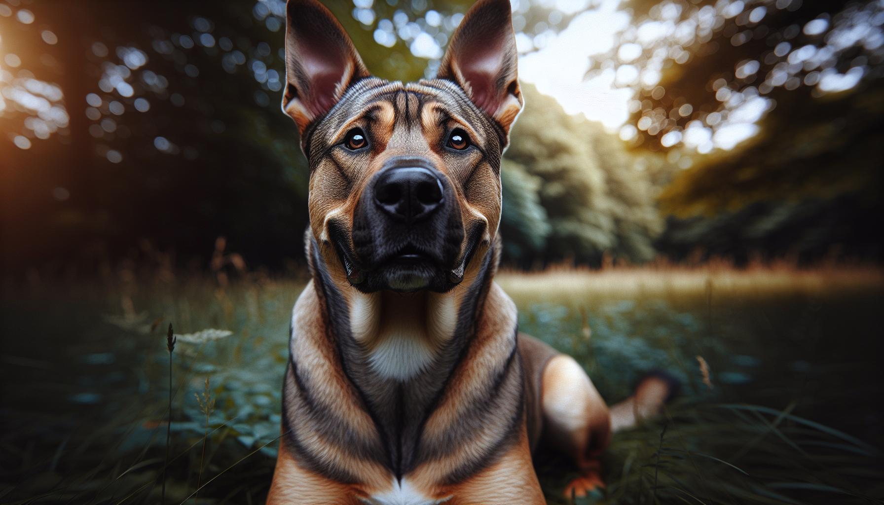 Brindle German Shepherd Pitbull Mix: Striped 1 Understanding the German Shepherd Pitbull Mix
